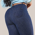 Calça Feminina Azul Escuro Corte Moderno Roxx Jeans