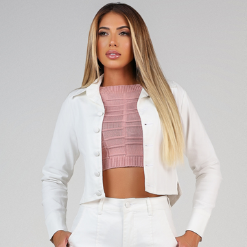 Jaqueta Encerada Branco Off-White - RX55OFFW