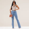 Calça Feminina Azul Claro Cintura Alta Roxx Jeans