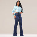 Calça Feminina Azul Escuro Elegante Roxx Jeans