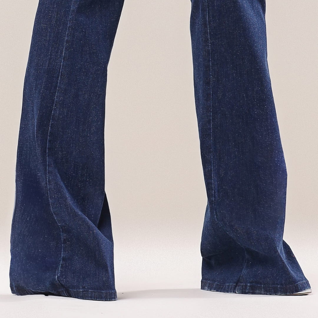 Calça Jeans Feminina Azul Escuro Sofisticada Roxx Jeans