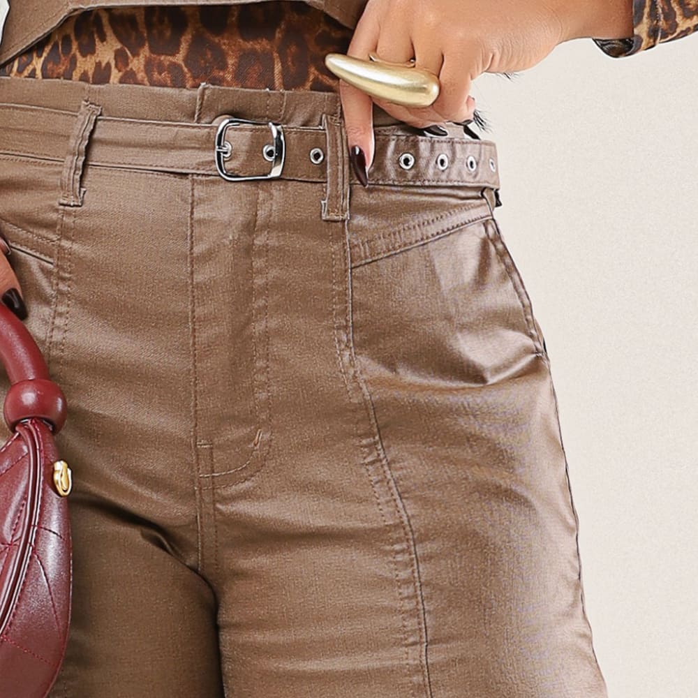 Calça Feminina Marrom Moderna Roxx Jeans