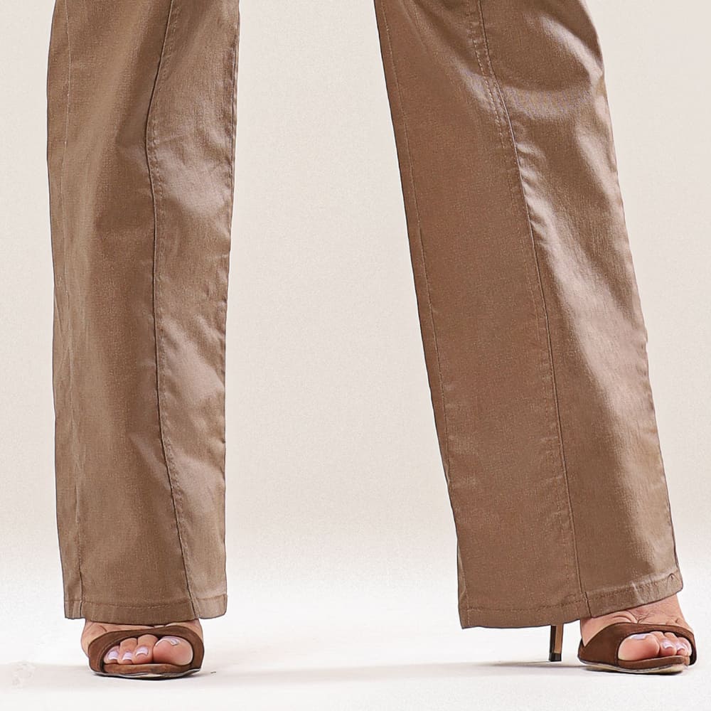 Calça Feminina Marrom Casual Chic Roxx Jeans