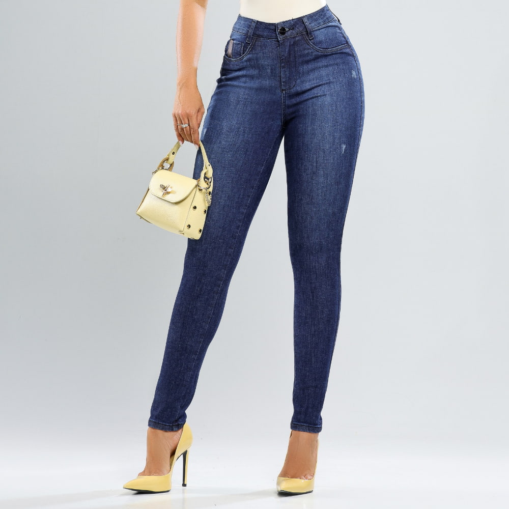 Calça Jeans Feminina Skinny Ultra Elástica - RX1048